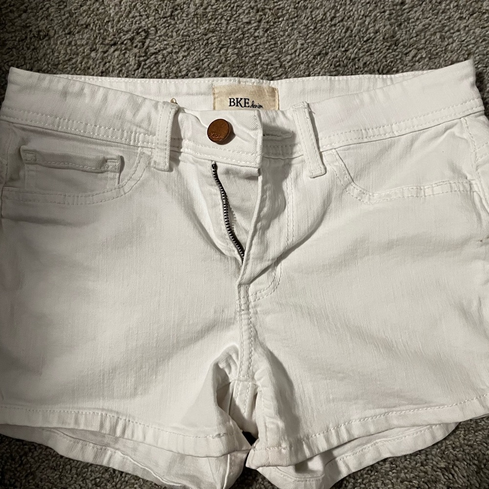 BKE White Summer Shorts Size 26